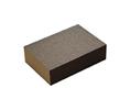 3M MM6968 Fine Grit 3-3/4" x 2-5/8" x 1" Aluminum Oxide Sanding Sponge, 4-Sided Finish