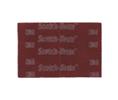 3M MM7447-PRO Very Fine Grade Non-Woven Abrasive Finish Material, Maroon
