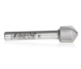 Amana AA45795 Carbide Tipped V-Groove, 2 Flute Router Bit, 1/2" Diameter, 2" Length