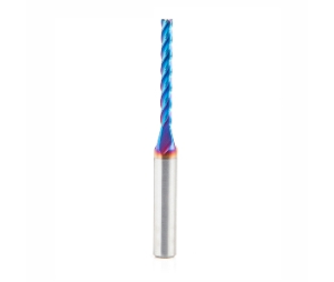 Amana AA46292-K Flat Bottom, Ceramic Coating, Spiral Spektra Router Bit, 4 Flute, 1/8" Diameter, Up-Cut