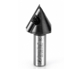 Amana AARC1108 CNC Insert V-Groove Router Bit, Single Flute, 1-1/16" Diameter, 60° Angle