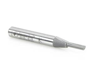 Amana AA45100 Straight Mortising - Straight Plunge Single Flute, 1/4" Shank, 1/8" Diameter