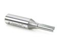 Amana AA45486 Straight Mortising - Straight Plunge Two Flute, 1/4" Diameter, 1" Carbide, 2-3/4" Length
