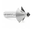 Amana AA49402 Edge Forming - Chamfer with Ball Bearing Guide 2-Flute - 1-1/4" Diameter, 45° Angle