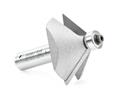 Amana AA49404 Edge Forming - Chamfer with Ball Bearing Guide 2-Flute - 2" Diameter, 45° Angle
