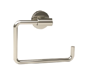 Amerock AMBH26541-PSS  Arrondi™ Series, Stainless Steel Towel Ring, 6-7/16" Diameter - Polished Stainless Steel Finish