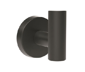 Amerock AMBH26542-MB  Arrondi™ Series, Stainless Steel Single Robe Hook, 2-1/4" Length - Matte Black Finish