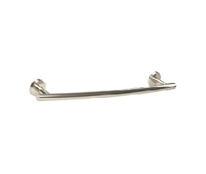 Amerock AMBH26543-PSS  Arrondi™ Series, Stainless Steel Towel Bar, 18" Center to Center - Polished Stainless Steel Finish