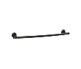 Amerock AMBH26544-MB  Arrondi™ Series, Stainless Steel Towel Bar, 24" Center to Center - Matte Black Finish