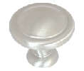 Amerock AMBP1387-G10 Reflections Series, Zinc Die Cast Knob, 1-1/4" Diameter - Satin Nickel Finish