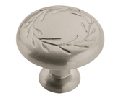 Amerock AMBP1581-G10 Inspirations Series, Zinc Die Cast Knob, 1-5/16" Diameter - Satin Nickel Finish