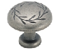 Amerock AMBP1581-WN Inspirations™ Series, Zinc Die Cast Knob, 1-1/4" Diameter - Weathered Nickel Finish
