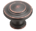 Amerock AMBP1586-ORB Inspirations Series, Zinc Die Cast Knob, 1-5/16" Diameter - Oil Rubbed Bronze Finish