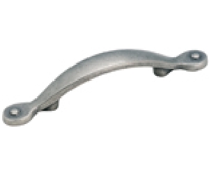 Amerock AMBP1590-WN Inspirations™ Series, Zinc Die Cast Pull, 3" Center to Center - Weathered Nickel Finish