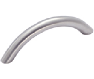 Amerock AMBP19001-SS Essential'Z™ Stainless Steel Series, Stainless Steel Pull, 3" Center to Center - Stainless Steel Finish