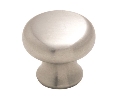 Amerock AMBP19008-SS Essential'Z™ Stainless Steel Series, Stainless Steel Knob, 1-1/4" Diameter - Stainless Steel Finish