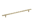 Amerock AMBP19014-BBZ  Bar Pulls Series, Stainless Steel Bar Pull, 12-5/8" Center to Center - Golden Champagne Finish