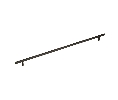 Amerock AMBP19016-BBR  Bar Pulls Series, Carbon Steel Pull, 18-7/8" Center to Center - Black Bronze Finish