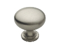 Amerock AMBP1910-G10  Allison™ Series, Zinc Die Cast Knob, 1-1/4" Diameter - Satin Nickel Finish