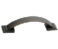 Amerock AMBP29349-ORB  Candler Series, Zinc Die Cast Oversized Pull, 3" Center to Center - Oil Rubbed Bronze Finish