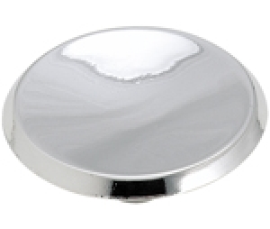 Amerock AMBP3413-26 Basic Metals Series, Zinc Die Cast Knob, 1-1/2" Diameter - Polished Chrome Finish