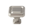 Amerock AMBP36547-G10 Wells Series, Zinc Die Cast Knob, 1-1/2" Diameter - Satin Nickel Finish