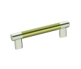 Amerock AMBP36558-PNBBZ Esquire Series, Cabinet Pull, 5-1/16" Center to Center - Polished Nickel/Golden Champagne Finish