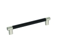 Amerock AMBP36562-G10ORB Esquire Series, Cabinet Pull, 8" Center to Center - Satin Nickel/Oil Rubbed Bronze Finish