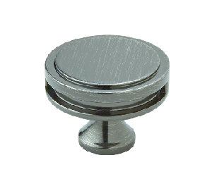 Amerock AMBP36604-GM Oberon Series, Zinc Knob, 1-3/4" Diameter - Gunmetal Finish