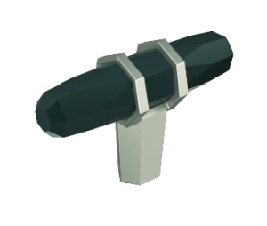 Amerock AMBP36647-BBRG10 London Series, Zinc Knob, 2-1/2" Length - Black Bronze/Satin Nickel Finish