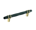 Amerock AMBP36649-BBRBBZ London Series, Cabinet Pull, 5-1/16" Center to Center - Black Bronze/Golden Champagne Finish