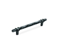 Amerock AMBP36650-MBKBBR Carrione Series, Cabinet Pull, 6-5/16" Center to Center - Marble Black/Black Bronze Finish