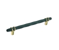 Amerock AMBP36663-BBRBBZ London Series, Cabinet Pull, 8" Center to Center - Black Bronze/Golden Champagne Finish