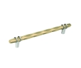 Amerock AMBP36663-BBZ26 London Series, Cabinet Pull, 8" Center to Center - Golden Champagne/Polished Chrome Finish