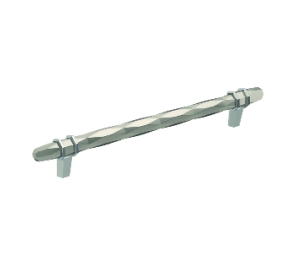 Amerock AMBP36663-G1026 London Series, Cabinet Pull, 8" Center to Center - Satin Nickel/Polished Chrome Finish