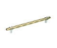 Amerock AMBP36664-BBZ26 London Series, Cabinet Pull, 10-1/16" Center to Center - Golden Champagne/Polished Chrome Finish