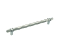 Amerock AMBP36664-G1026 London Series, Cabinet Pull, 10-1/16" Center to Center - Satin Nickel/Polished Chrome Finish