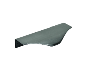 Amerock AMBP36743-BCR Aloft Series, Aluminum Edge Pull, 4-3/16" Center to Center - Black Chrome Finish