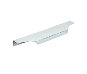 Amerock AMBP36753-26 Extent Series, Aluminum Edge Pull, 8-9/16" Center to Center - Polished Chrome Finish