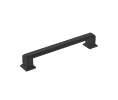 Amerock AMBP36760-FB Appoint Series, Zinc Traditional Pull, 5-1/16" Center to Center - Matte Black Finish
