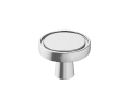 Amerock AMBP36857-26 Destine Series, Zinc Contemporary Knob, 1-3/8" Diameter - Polished Chrome Finish