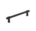 Amerock AMBP36859-FB Destine Series, Zinc Contemporary Pull, 5-1/16" Center to Center - Matte Black Finish