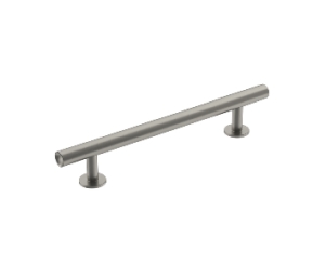 Amerock AMBP36866-G10 Radius Series, Stainless Steel Contemporary Pull, 5-1/16" Center to Center - Satin Nickel Finish