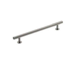 Amerock AMBP36868-G10 Radius Series, Stainless Steel Contemporary Pull, 7-9/16" Center to Center - Satin Nickel Finish