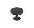 Amerock AMBP36880-FB Exceed Series, Zinc Transitional Knob, 1-3/8" Diameter - Matte Black Finish