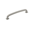 Amerock AMBP36896-G10 Surpass Series, Zinc Transitional Pull, 6-5/16" Center to Center - Satin Nickel Finish