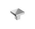Amerock AMBP36905-26 Monument Series, Zinc Contemporary Knob, 1-3/16" Length - Polished Chrome Finish