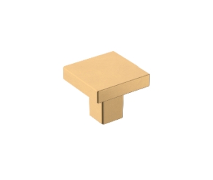 Amerock AMBP36905-CZ Monument Series, Zinc Contemporary Knob, 1-3/16" Length - Champagne Bronze Finish