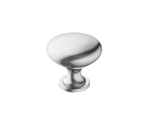 Amerock AMBP36907-26 Era Series, Zinc Traditional Knob, 1-1/4" Diameter - Polished Chrome Finish