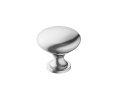 Amerock AMBP36907-26 Era Series, Zinc Traditional Knob, 1-1/4" Diameter - Polished Chrome Finish